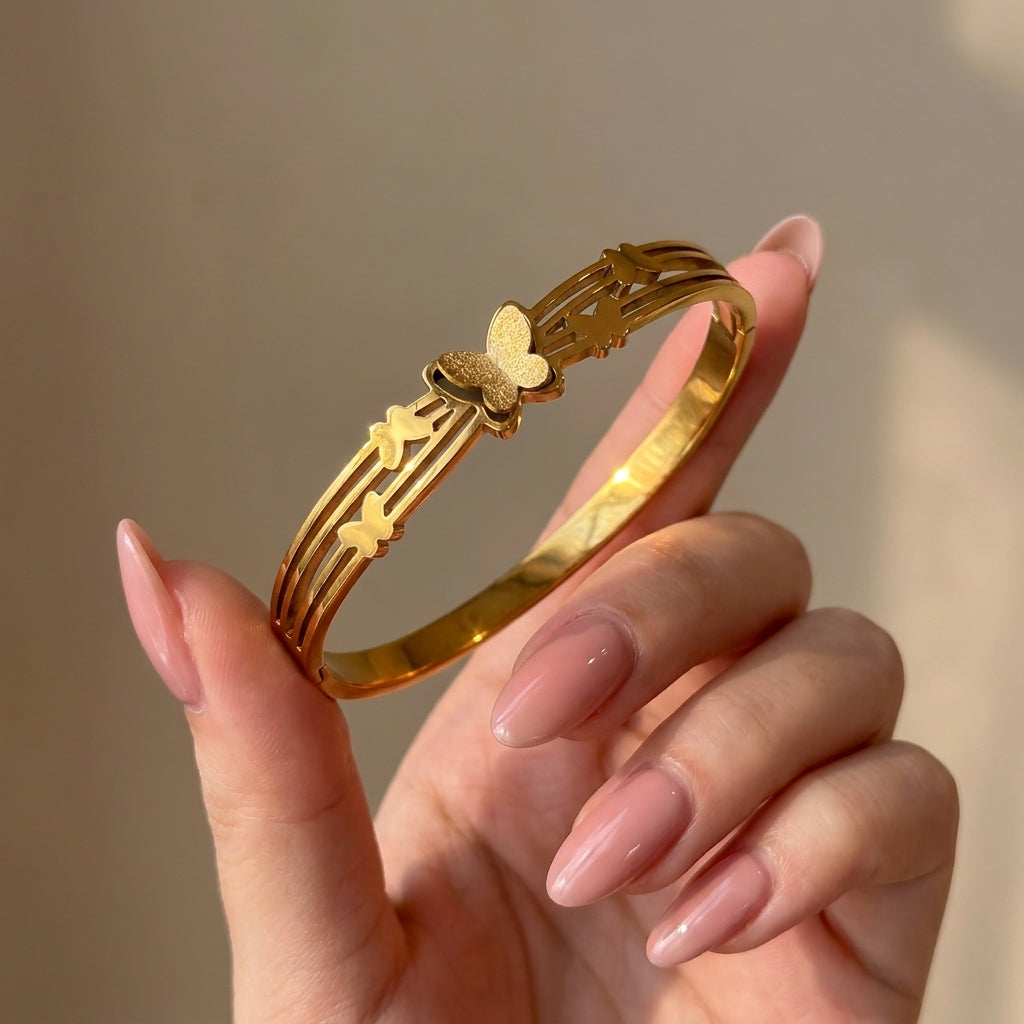Golden Butterfly Grace Bracelet