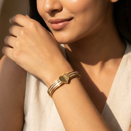 Golden Heart Luxe Bracelet