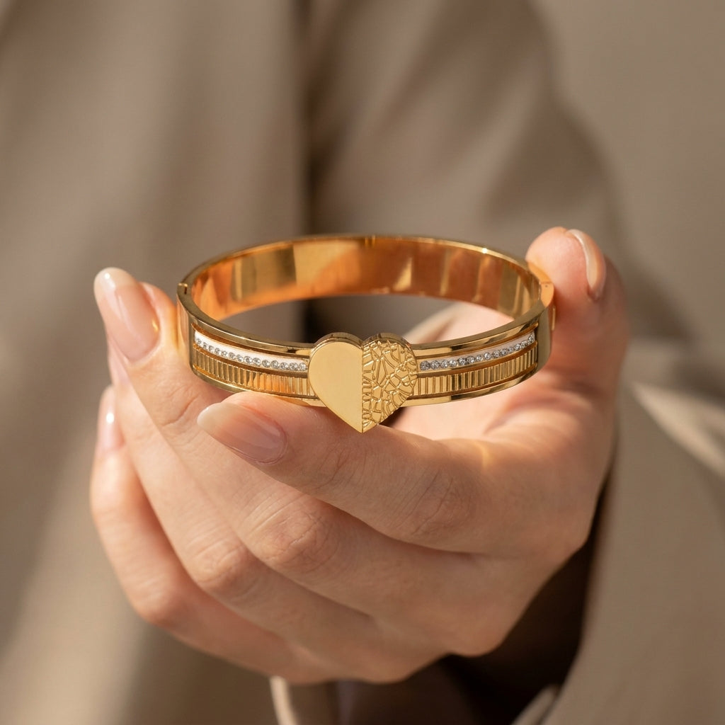 Golden Heart Luxe Bracelet