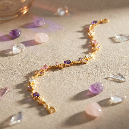 Amethyst Tulip Bracelet