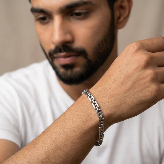 Men’s Urban Link Silver Bracelet
