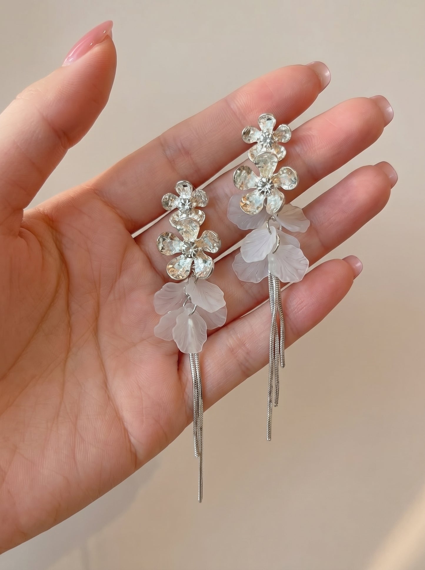Ethereal Bloom Drop Earrings