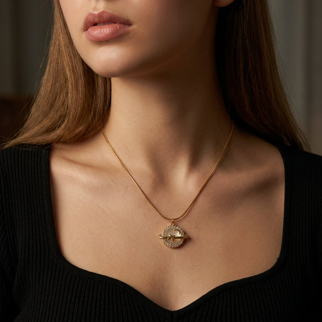 Celestia Orbit Necklace