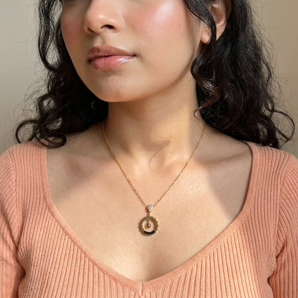 Luna Charm Pendant Necklace