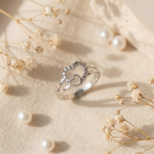 Double Heart Ring
