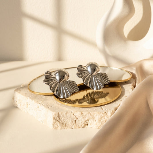 Silver Bloom Studs