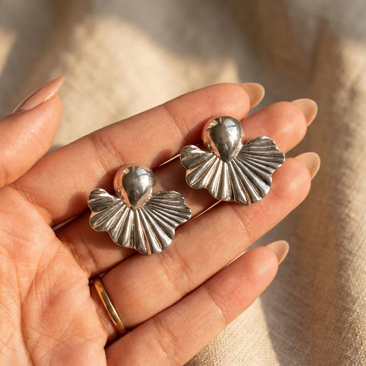 Silver Bloom Studs