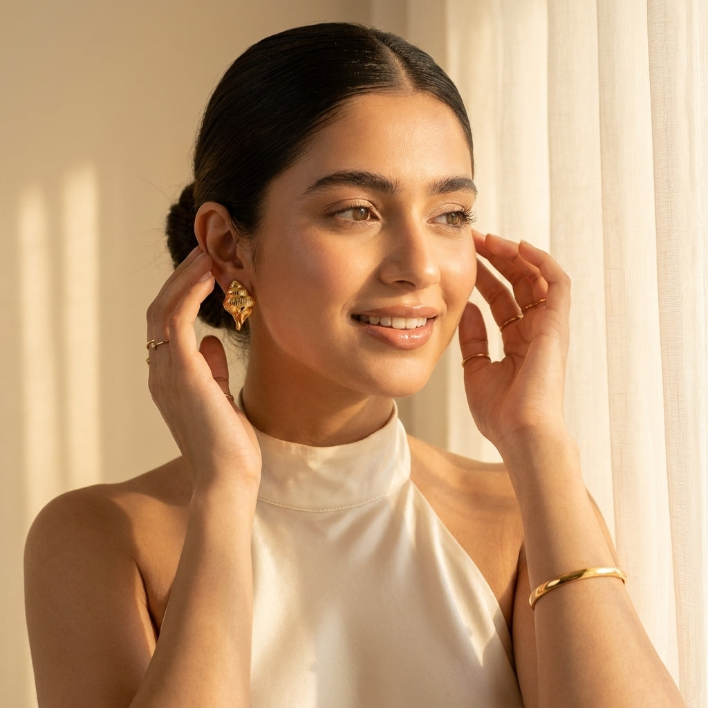 Seabreeze Shell Studs