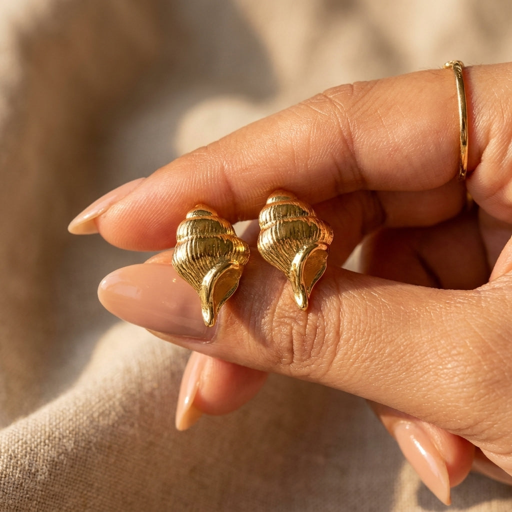 Seabreeze Shell Studs