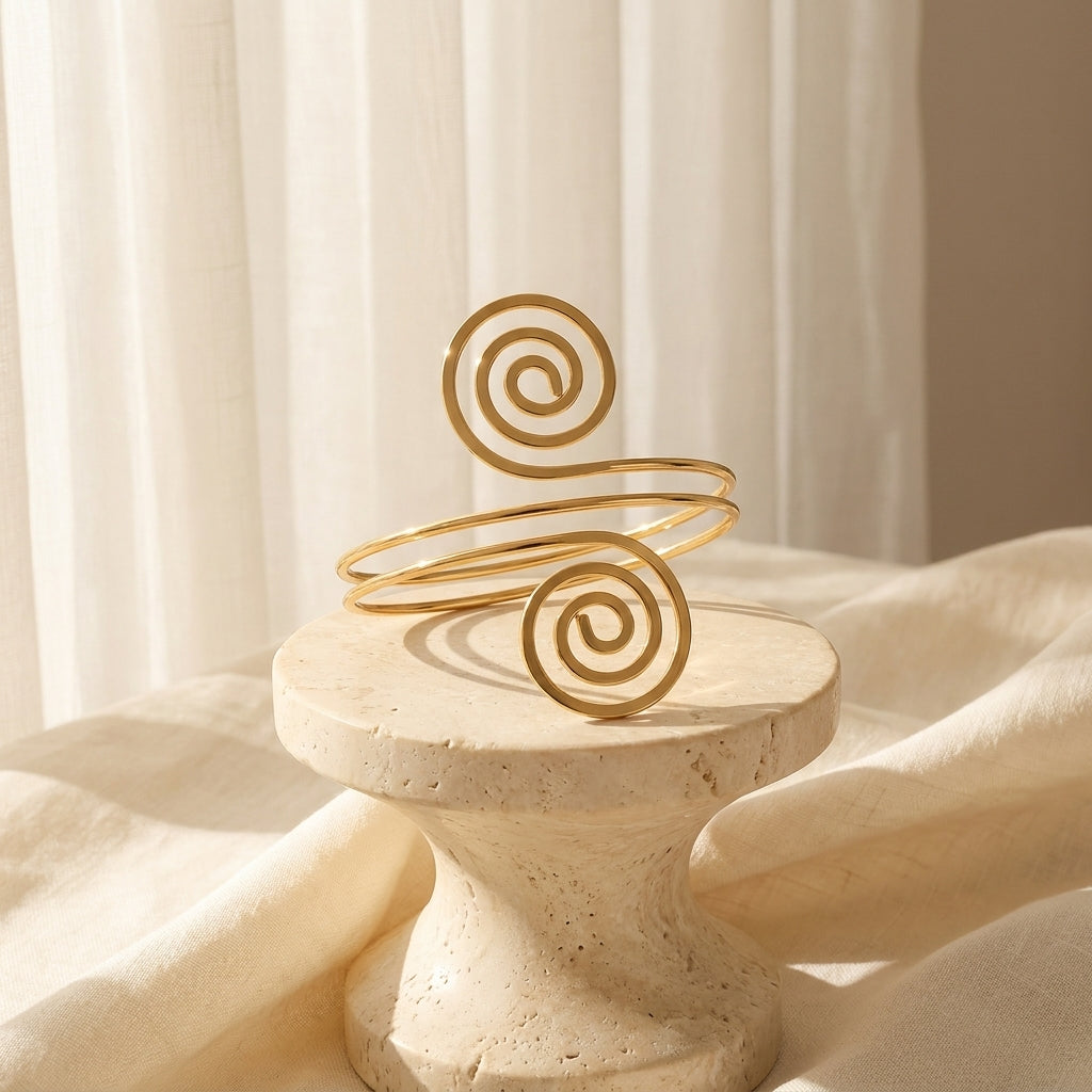 Elysia Spiral Arm Cuff