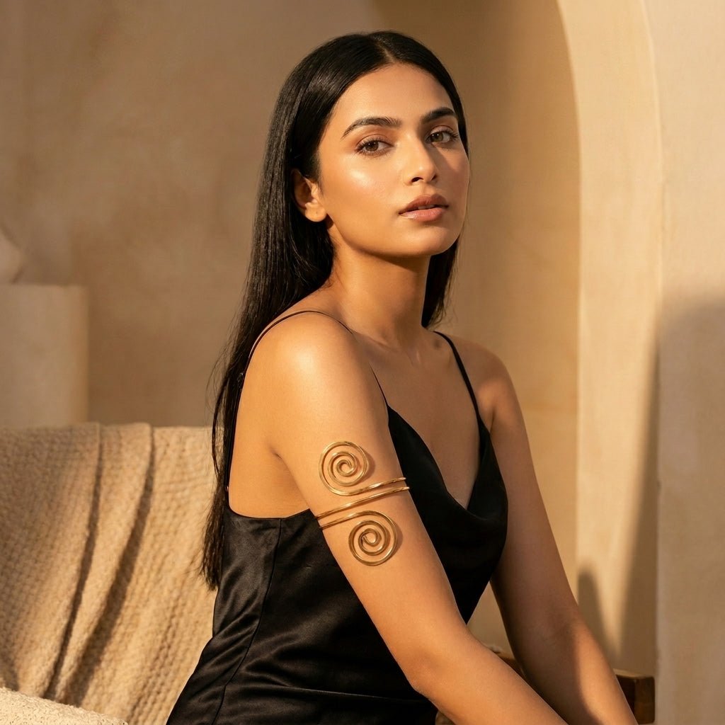 Elysia Spiral Arm Cuff