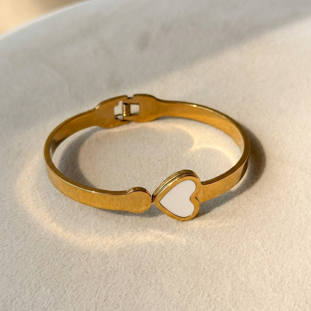 Golden Twin Heart Bracelet