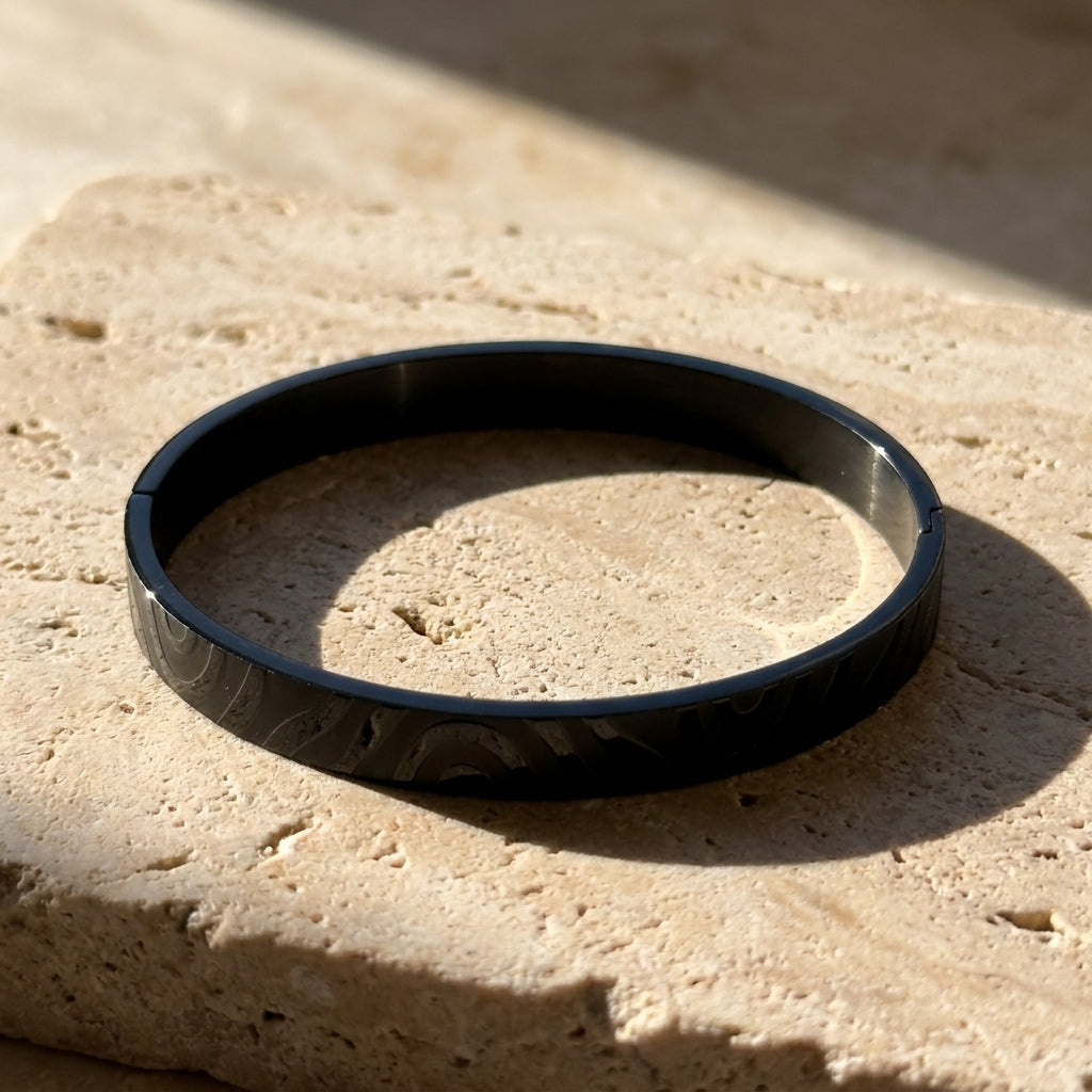 Midnight Terrain Cuff Bracelet