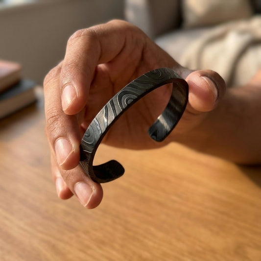 Midnight Terrain Cuff Bracelet