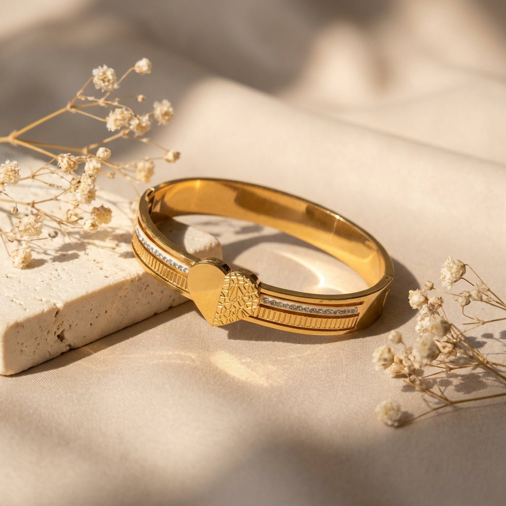 Golden Heart Luxe Bracelet