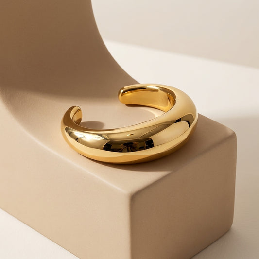 Luna Dome Cuff Bracelet