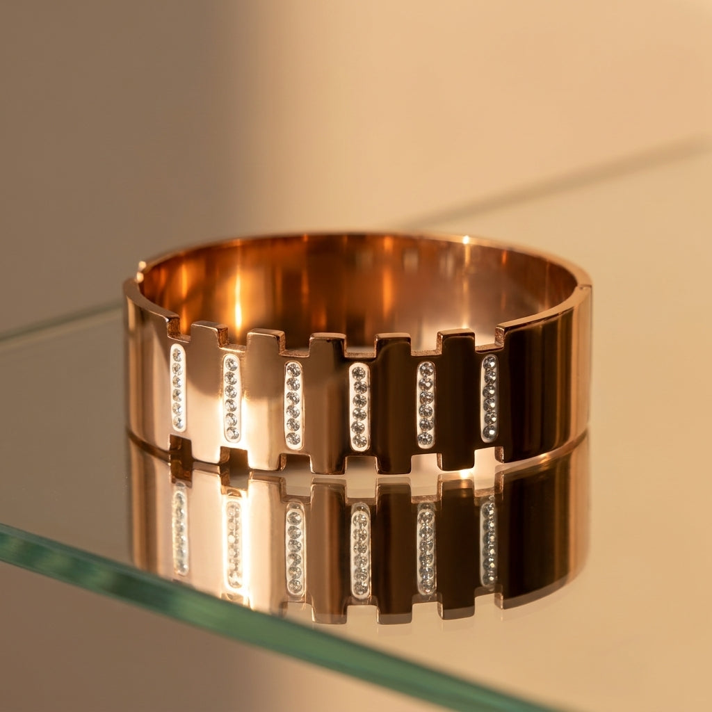Auric Edge Crystal Bracelet