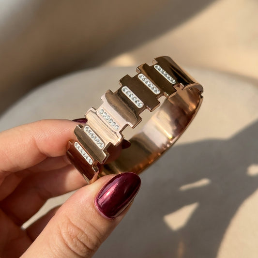 Auric Edge Crystal Bracelet