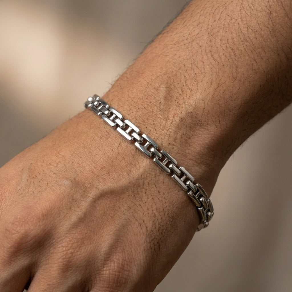 Men’s Urban Link Silver Bracelet