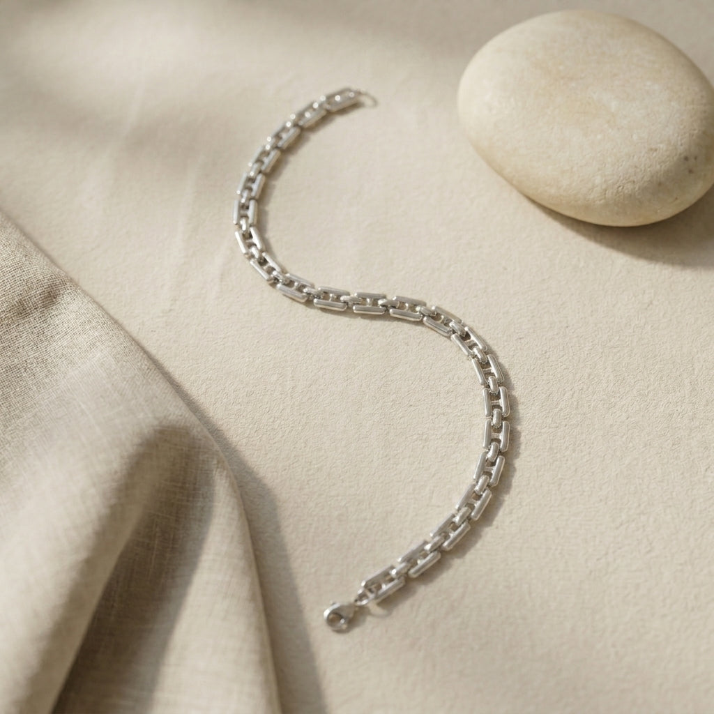 Men’s Urban Link Silver Bracelet