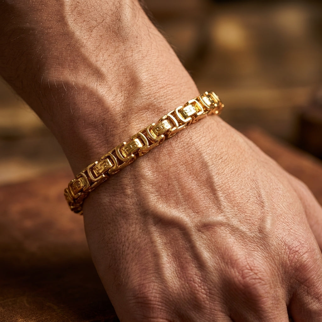 Men’s Imperial Gold Link Bracelet