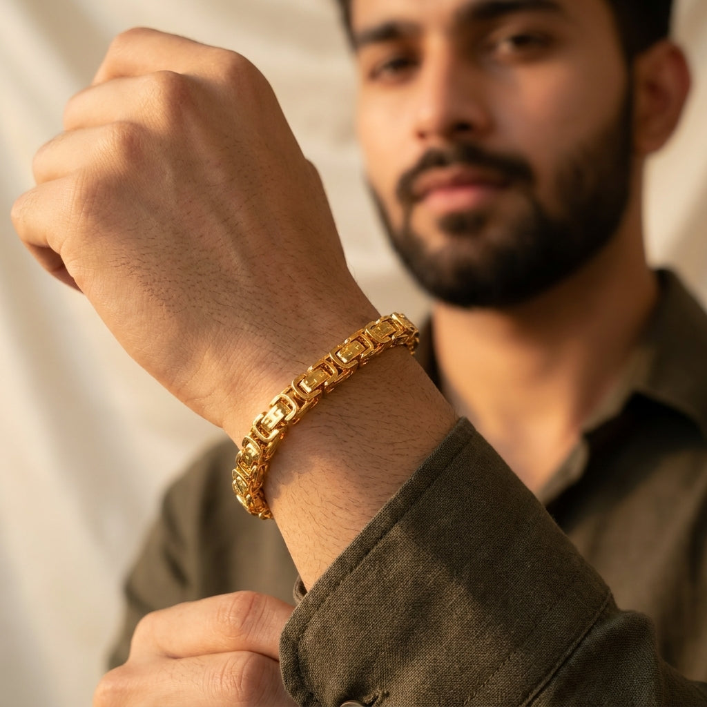 Men’s Imperial Gold Link Bracelet