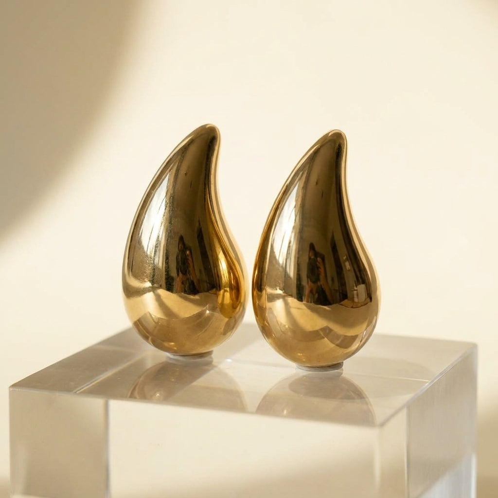 Luna Drop Statement Studs