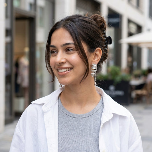 Celeste Charm Asymmetrical Earrings