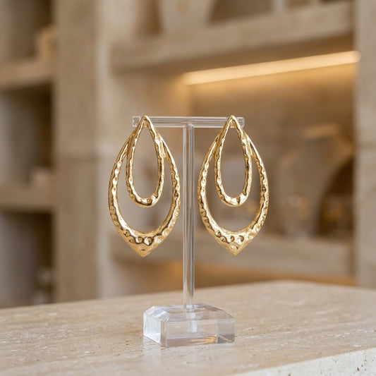 Teardrop Statement Earrings