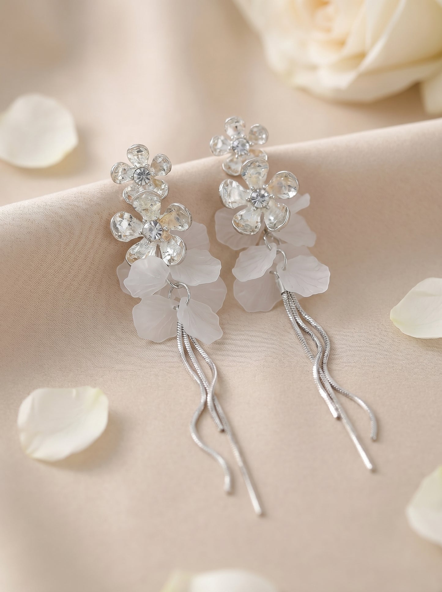 Ethereal Bloom Drop Earrings