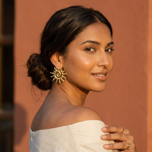 Sunburst Statement Earrings