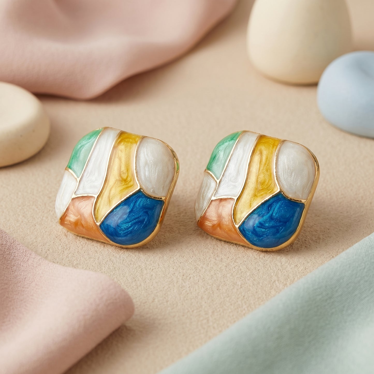 Aurora Mosaic Studs