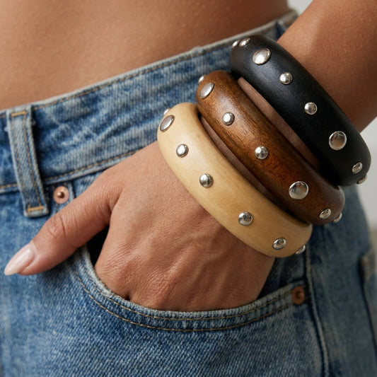Set of 3 Wooden Bangle