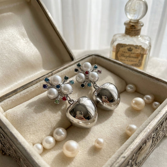 Celeste Pearl Drop Earrings