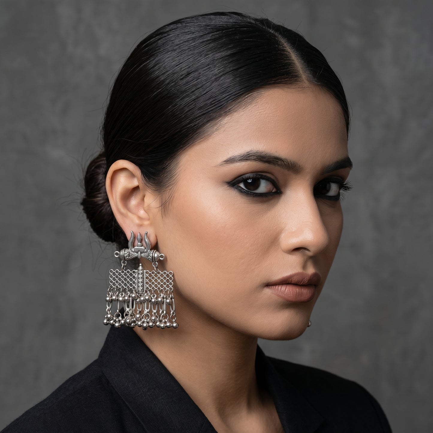 Trishul Drop Earrings