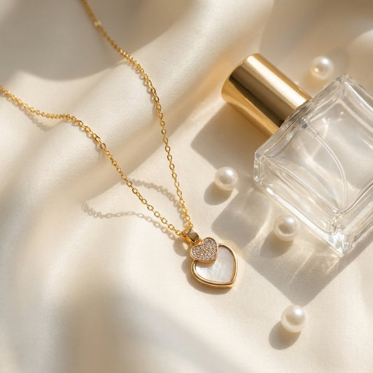 Celeste Heart Pendant Necklace