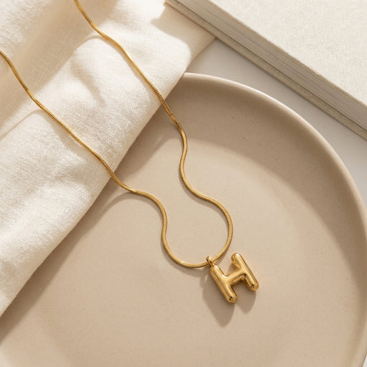 Initial H Pendant Necklace