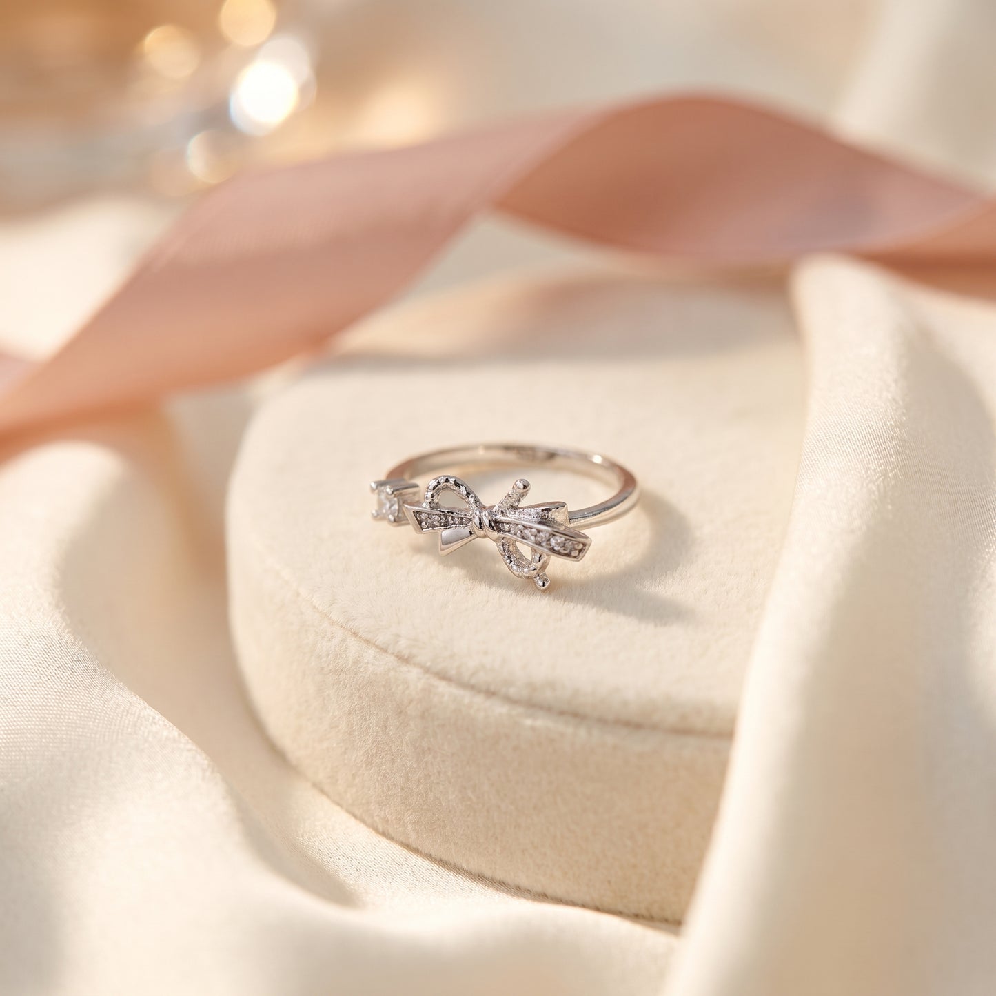 Sparkle Bow Ring