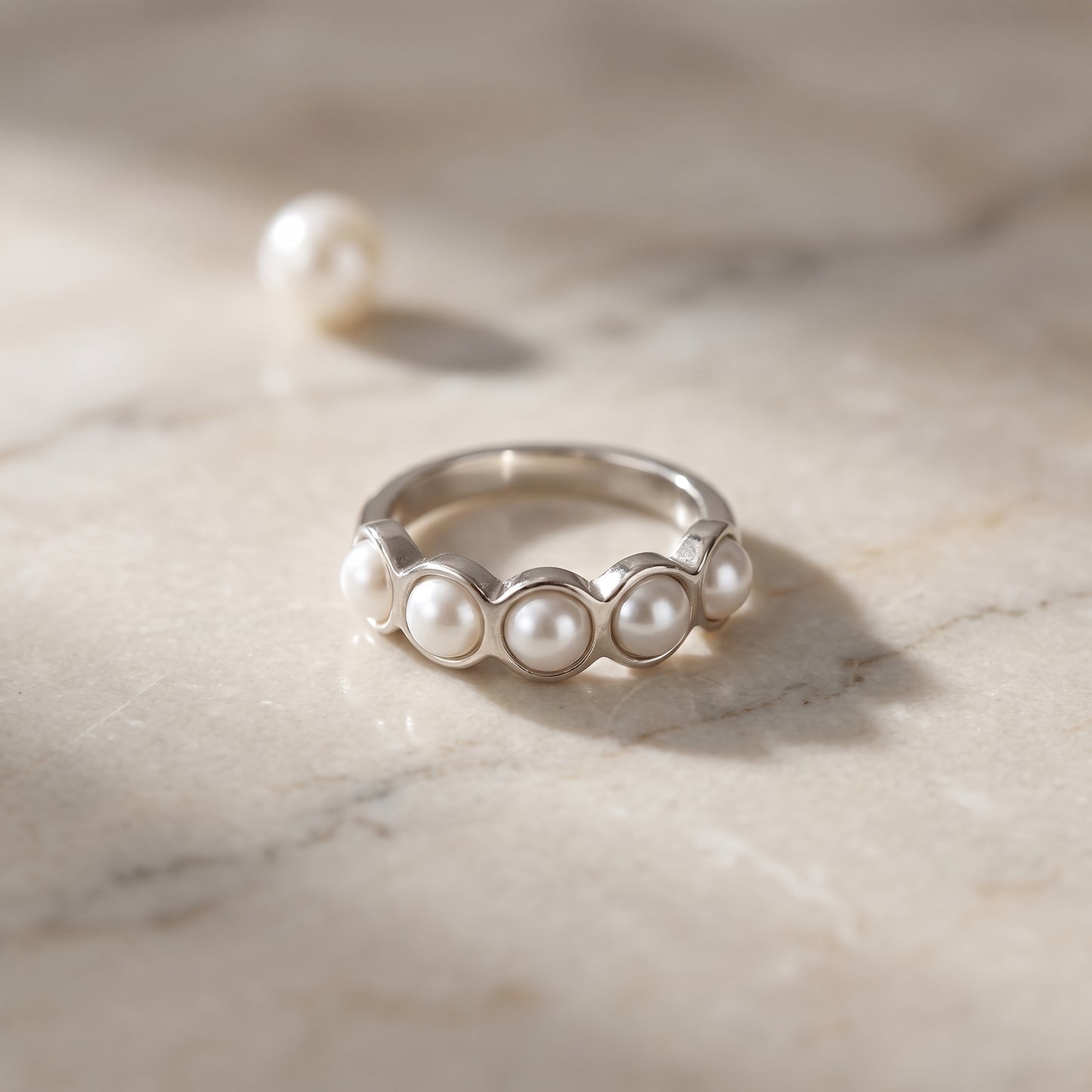 Pearl Crown Ring