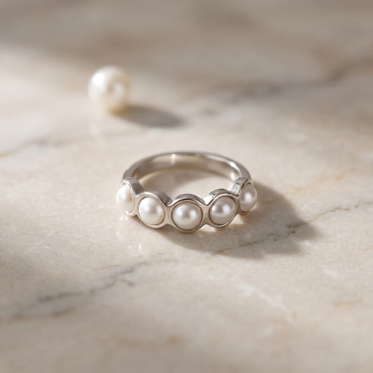 Pearl Crown Ring