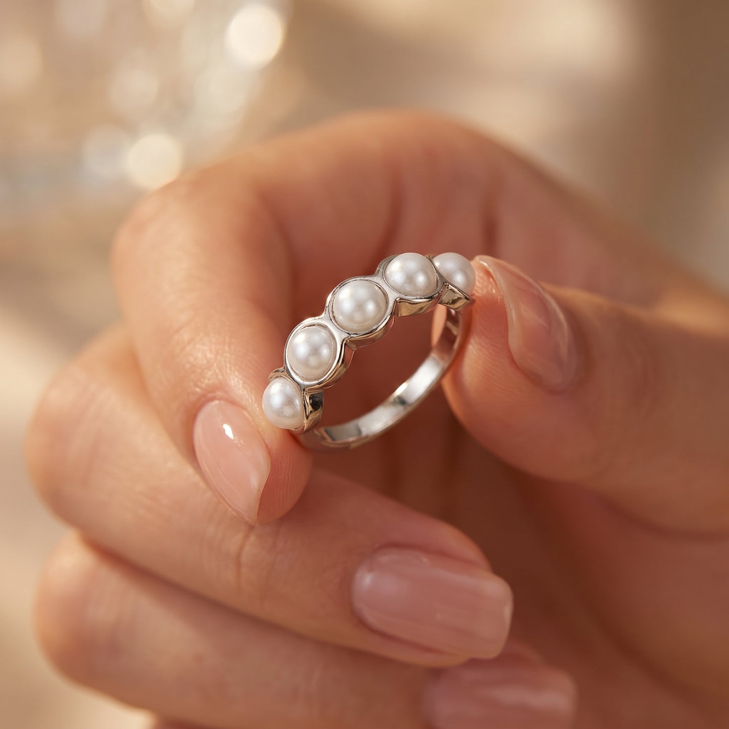 Pearl Crown Ring