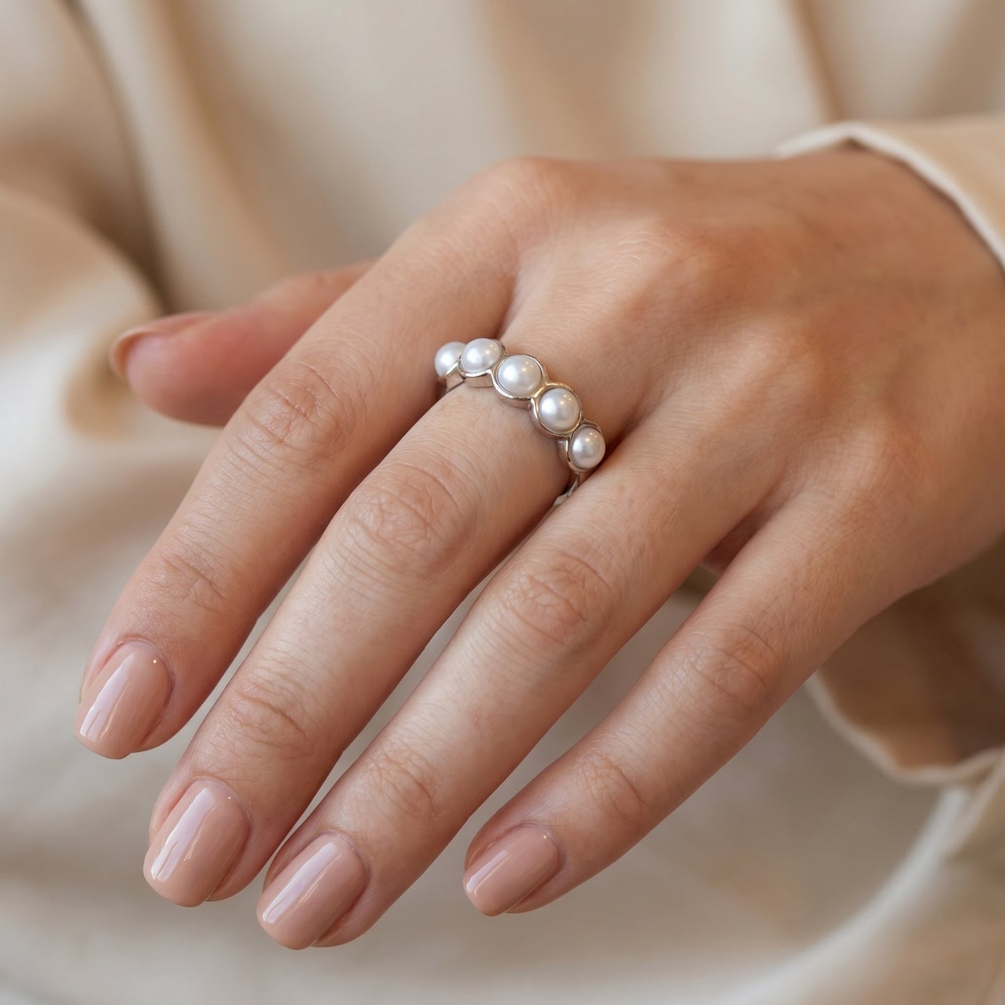 Pearl Crown Ring