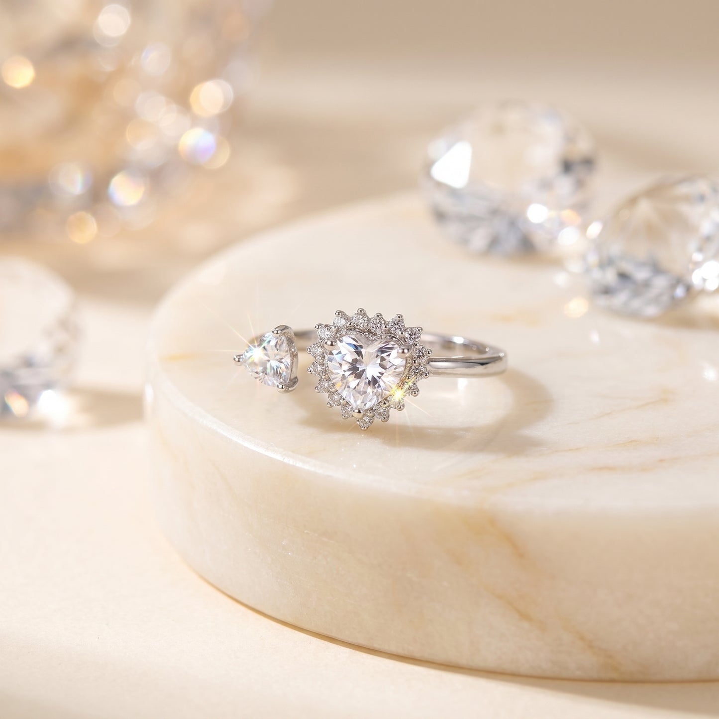 Halo Spark Dual Stone Ring