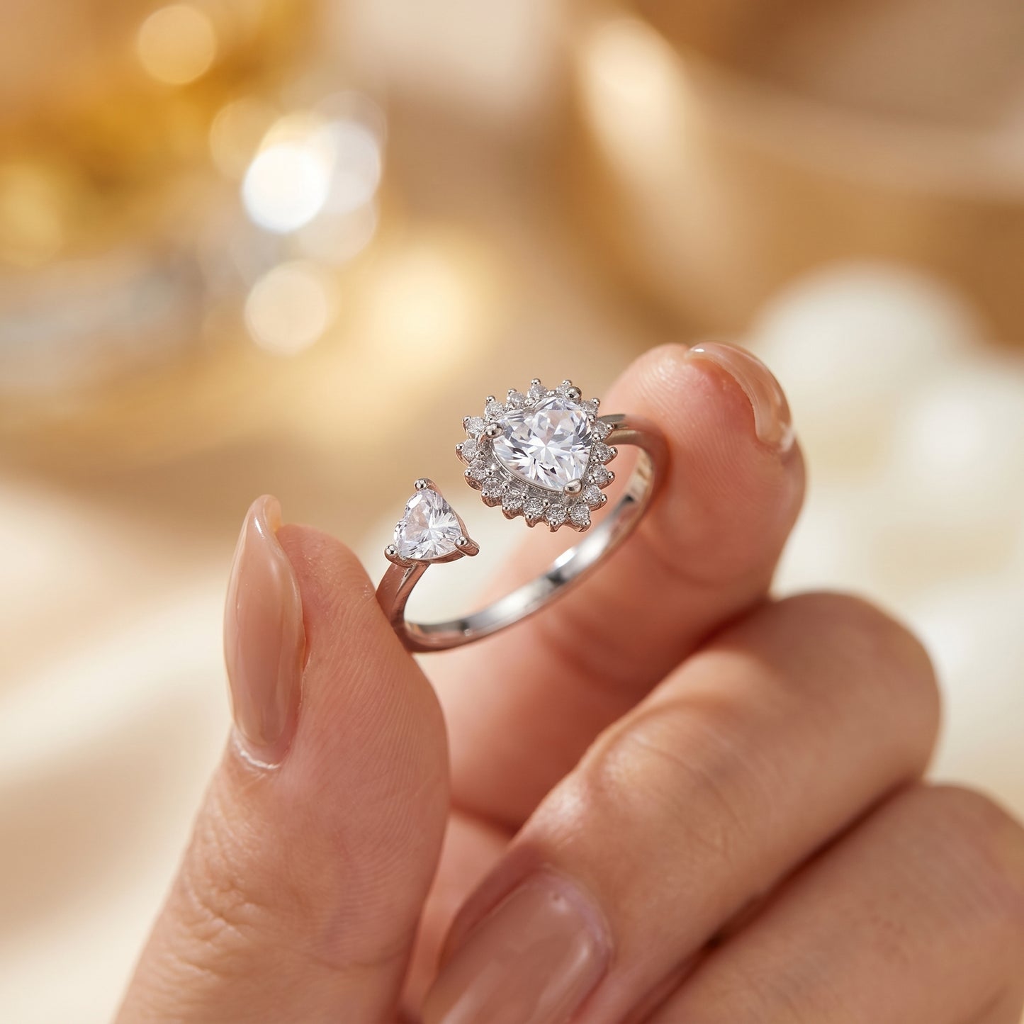 Halo Spark Dual Stone Ring