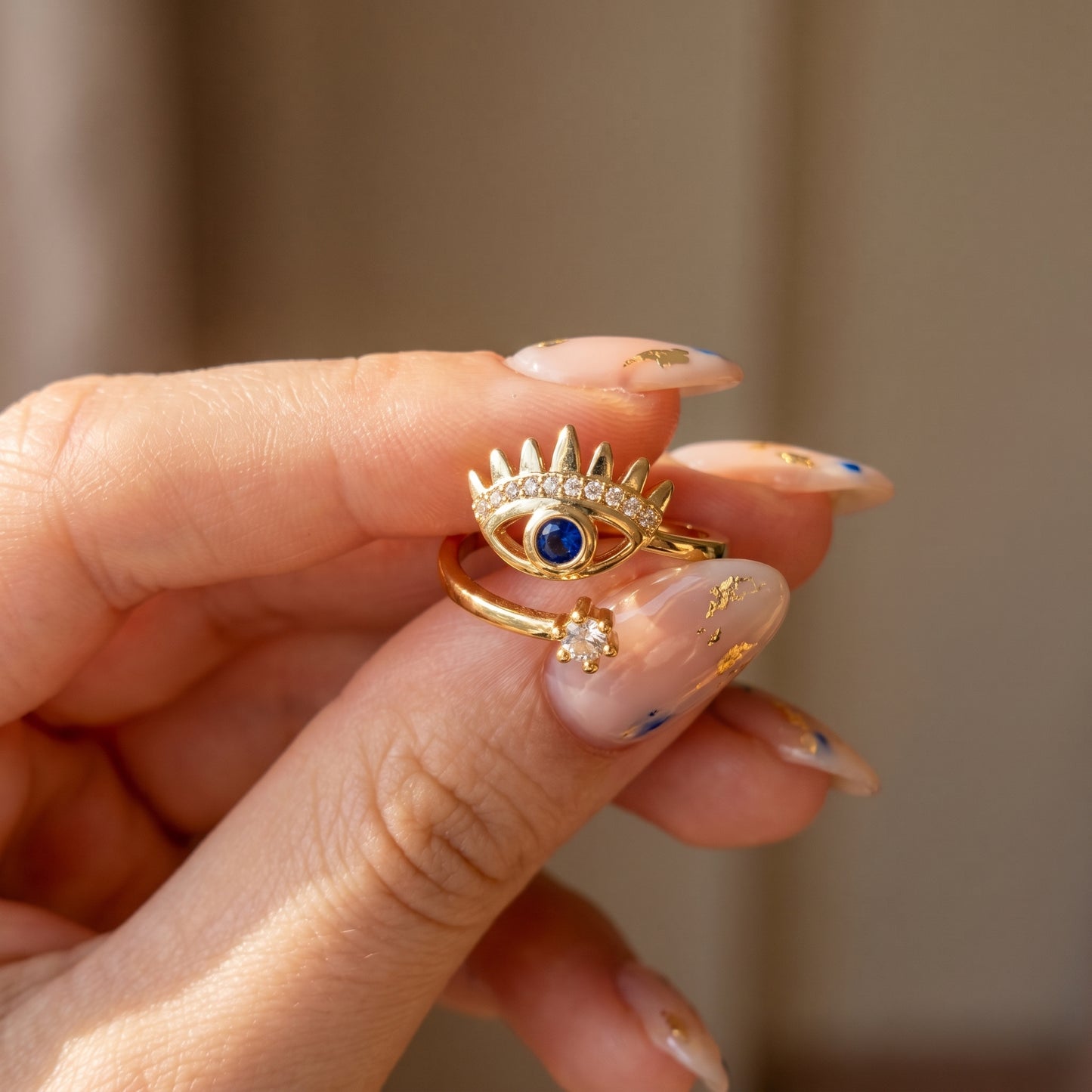 Evil Eye Dual Ring