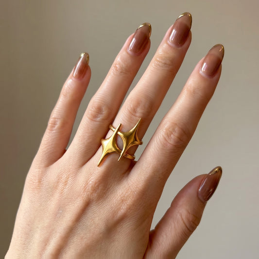 Celestial Spike Statement Ring