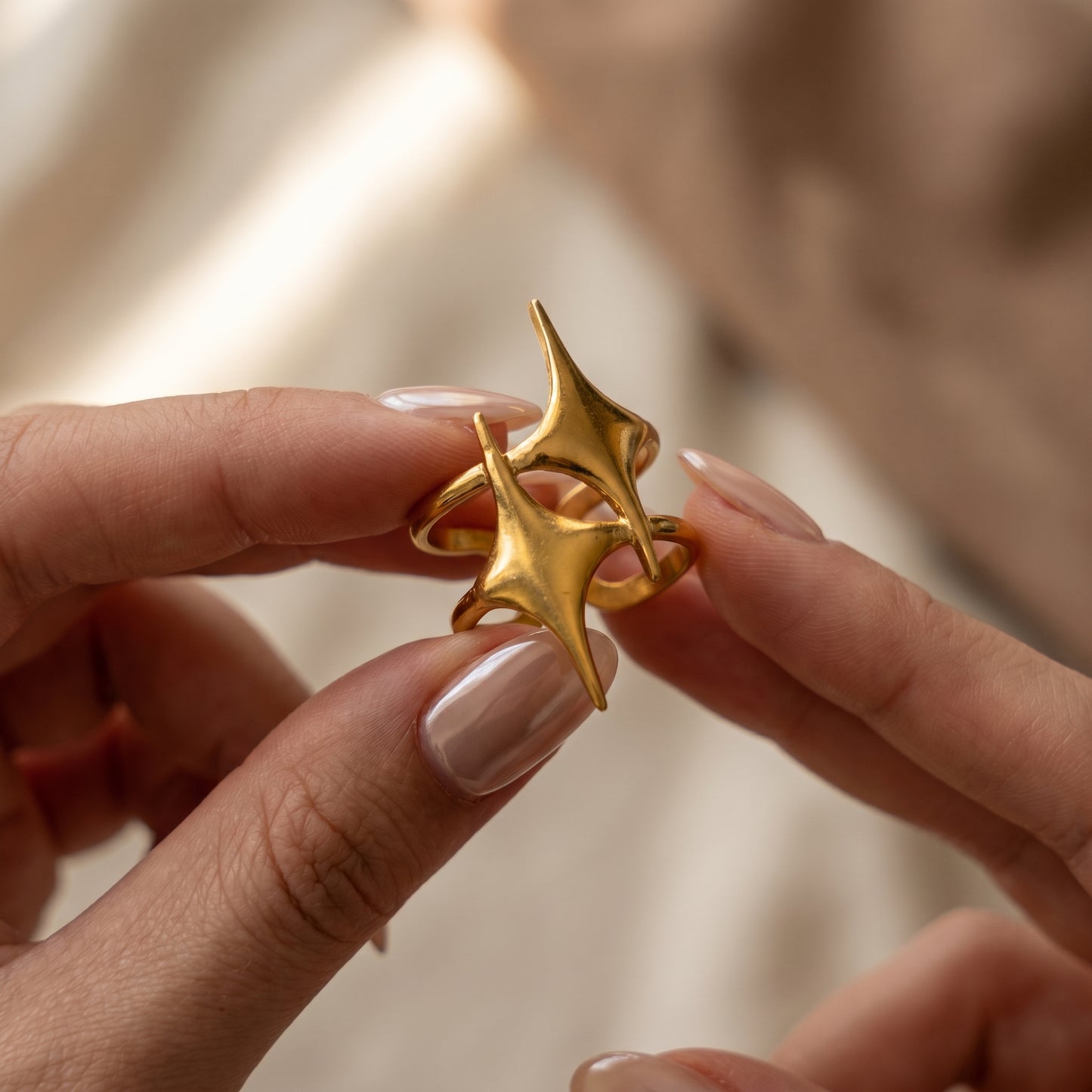 Celestial Spike Statement Ring