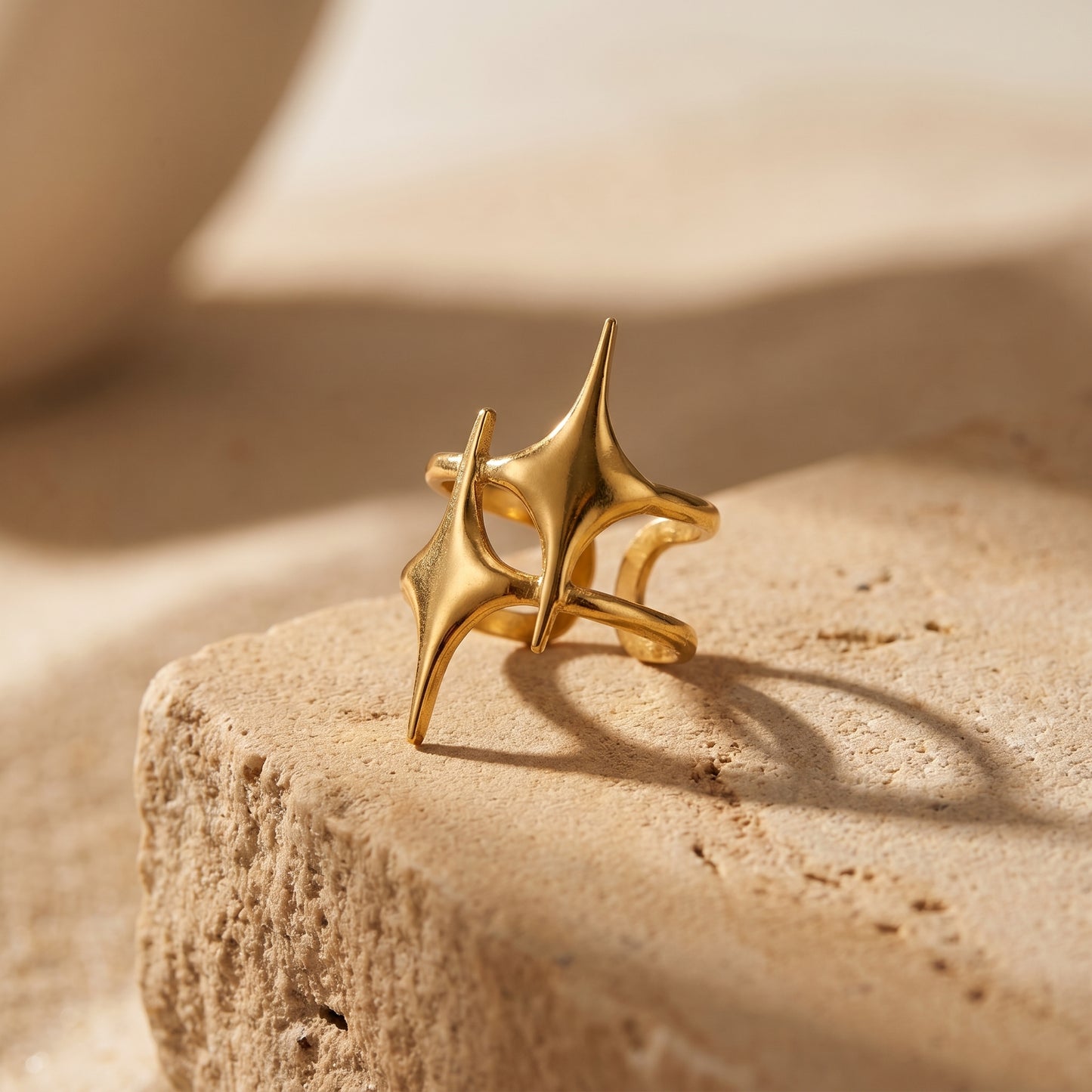 Celestial Spike Statement Ring
