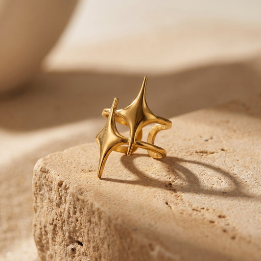 Celestial Spike Statement Ring