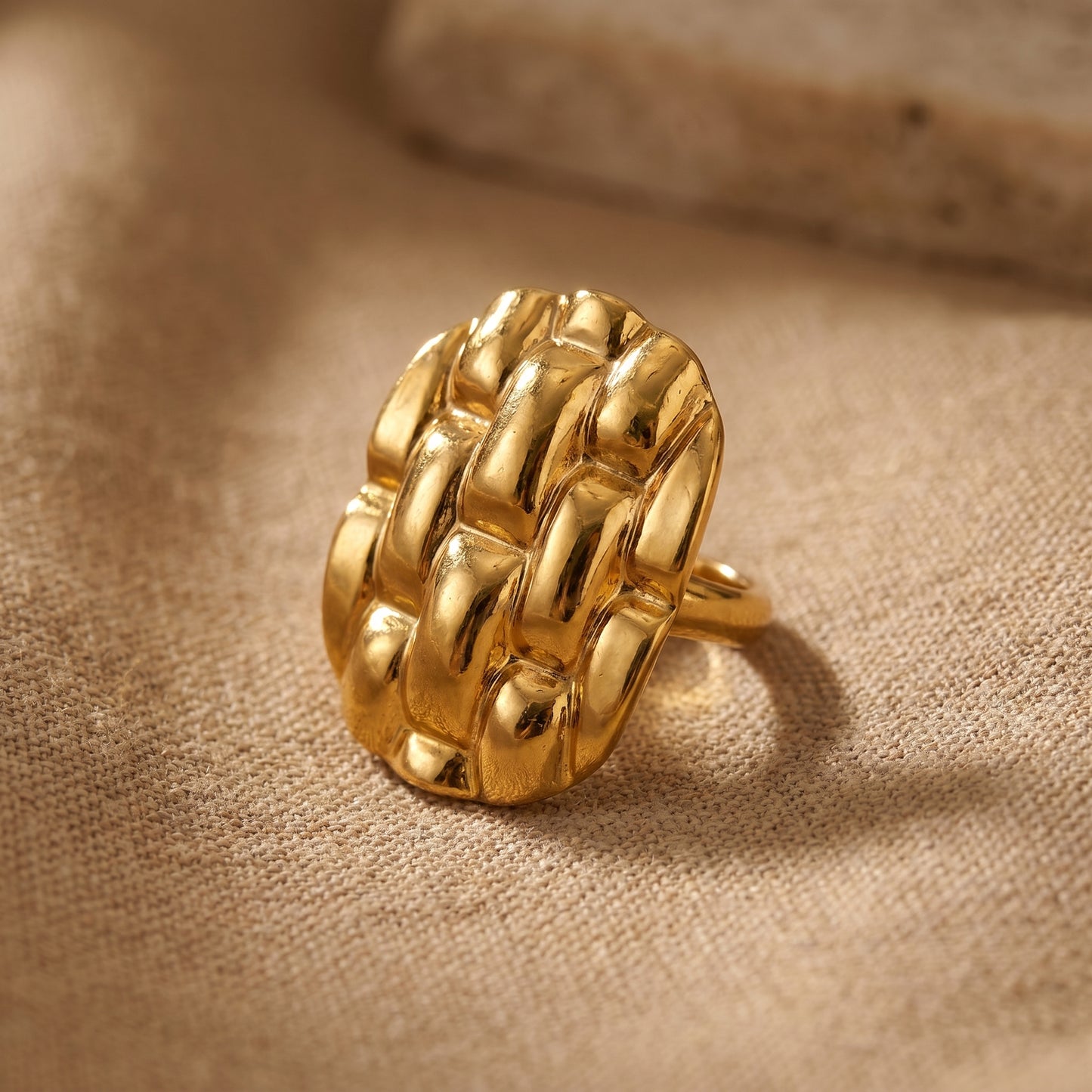 Luxe Chain Dome Ring